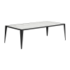 dining room mink coffee table white marble matte black