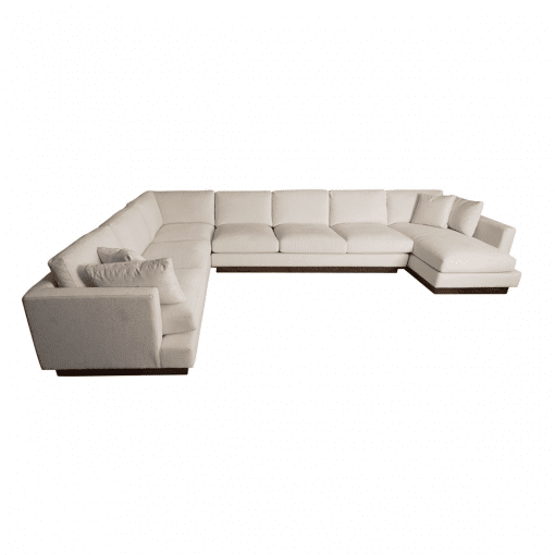 living room lotus sectional config01