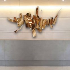 Chateau Wall Art in Rose Gold Reception scaled