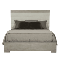 Linea Upholstered Channel Bed Front