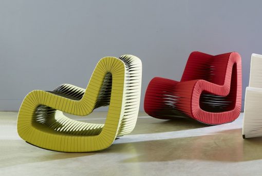 Seat Belt Rocking Chair Various Colours 002