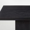 Larela Dining Table Black Oak Details