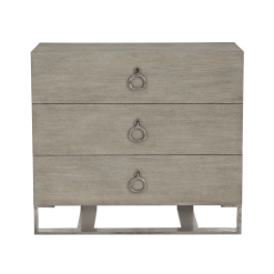 Linea 3 Drawer Nightstand Front