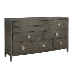 Linea 8 Drawer Dresser in Cerused Charcoal