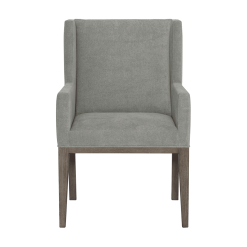 Linea upholstered chair with Cerused Charcoal