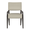 Moore Arm Fabric Chair with Wire finish