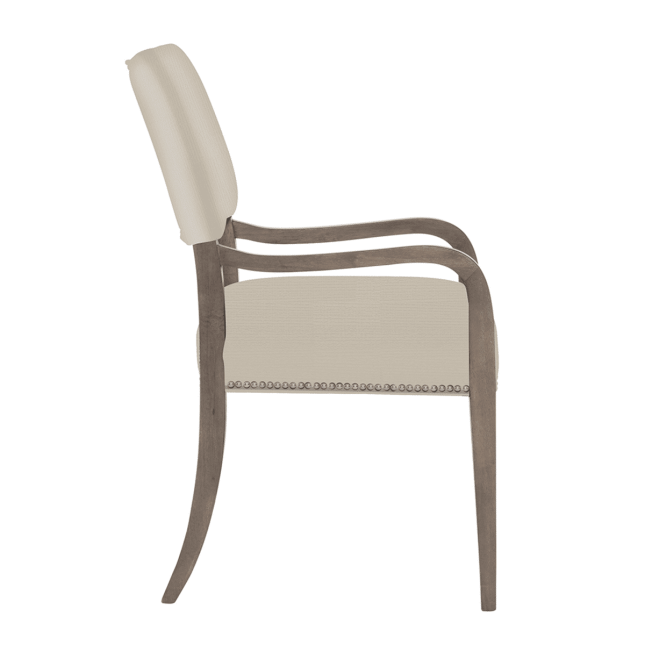 Moore Arm Fabric Chair with nonWire finish side