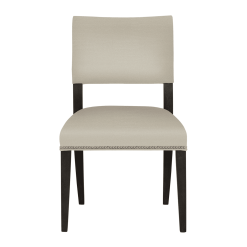 Moore side Fabric Chair with Wire finish