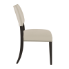 Moore side Fabric Chair with Wire finish side