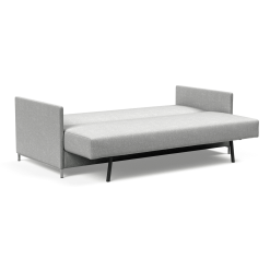 Muito Sofa bed in Micro Check Grey Open