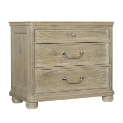 Rustic Patina 3 Drawer Bachelors Chest in Sand Angle