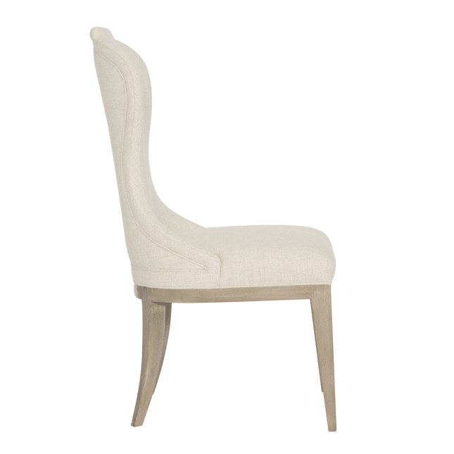Santa Barbara Curved Upholstery Side Chair Side