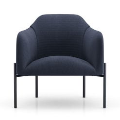 Tiemann Lounge Chair in Medieval Blue