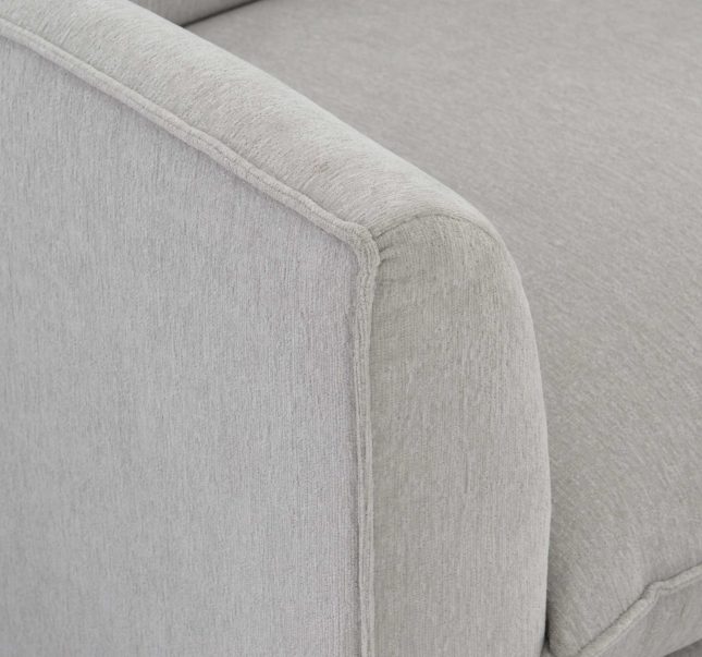 Ally Swivel Chair in Fabric Details