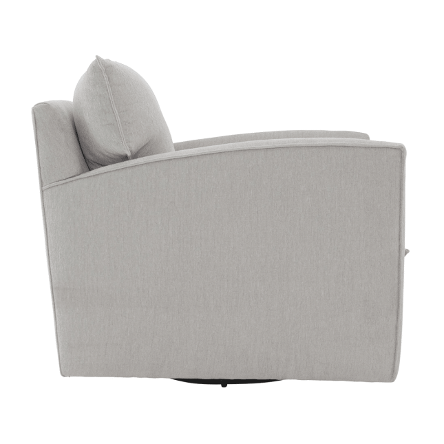 Ally Swivel Chair in Fabric Side