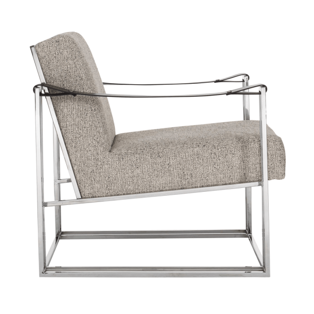 Dekker Accent Chair in Fabric Side