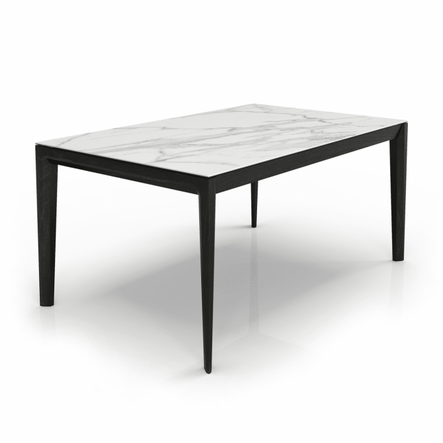 Hemrik 64in Ceramic Top Dining Table Angle