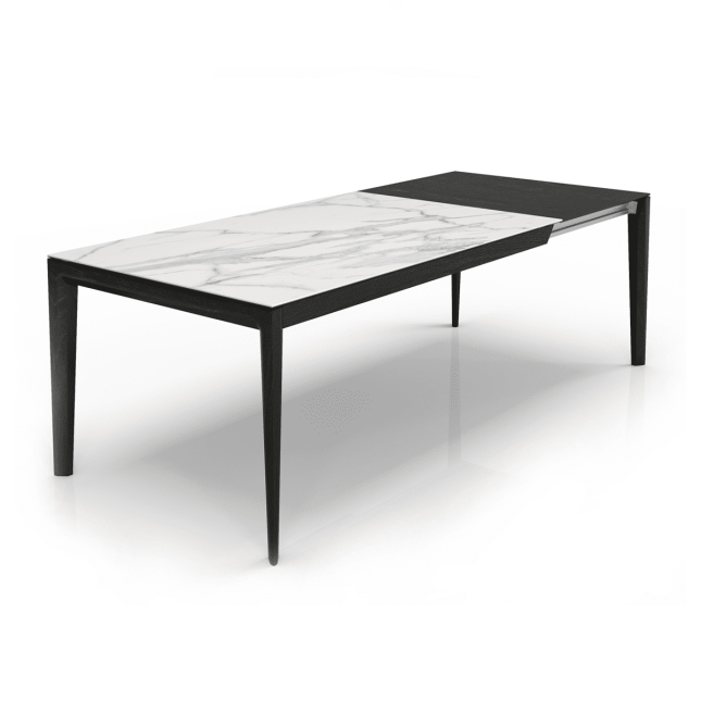 Hemrik 64in Extendable Dining Table with Ceramic Top angle