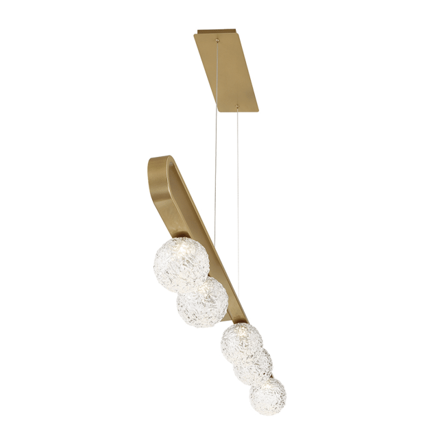 Kaine 44 inch Linear Chandelier Angle