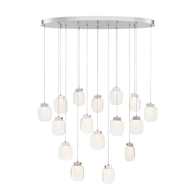 Paget 16 light chandelier in chrome