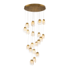 Paget 19 Light Chandelier in Gold