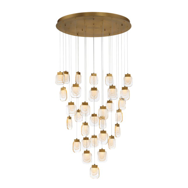 Paget 31 Light Chandelier in Gold