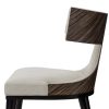 Tamina Dining Chair with Wood Back Side
