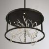 Aerie Small Round Chandelier in Silver