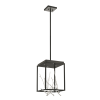 Aerie Square LED Chandelier in Silver