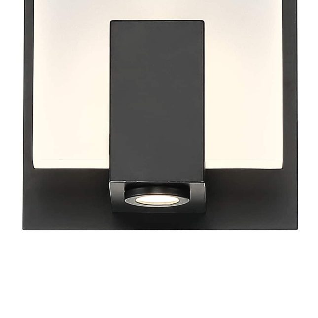 Canmore Wall Sconce in Black Details