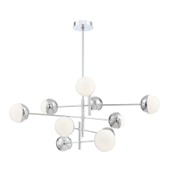 Fairmount 50 inch round chandelier in chrome