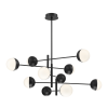 Fairmount 50 inch round chandelier in matte black