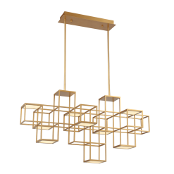 Ferro W40.25 chandelier in gold