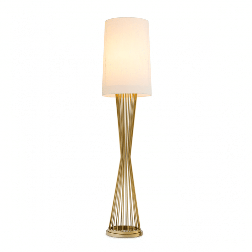 Lancashire Floor Lamp in Gold