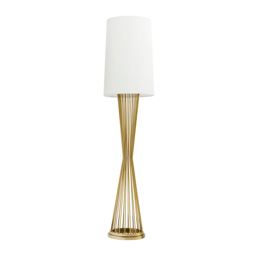 Lancashire Floor Lamp in Gold No Light