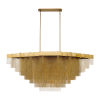 Le Fou 73 Inch Chandelier in Antique Brush Gold