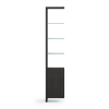 Linea 5801A Shelf in Charcoal Stained Ash
