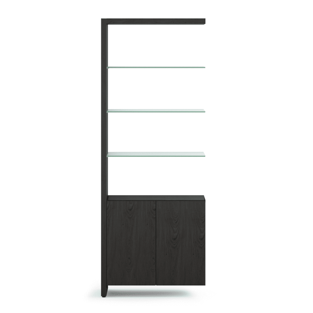 Linea 5802A Shelf in Charcoal Stained Ash