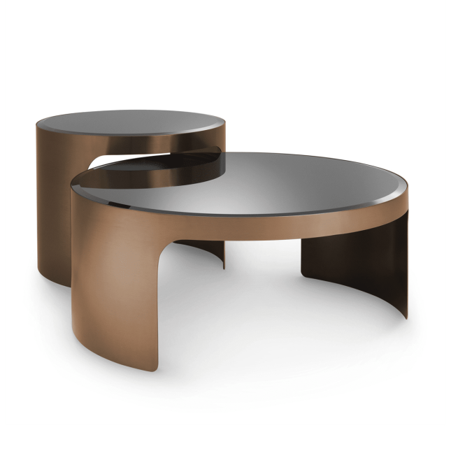 Manchego Coffee Table in Brushed Bronze