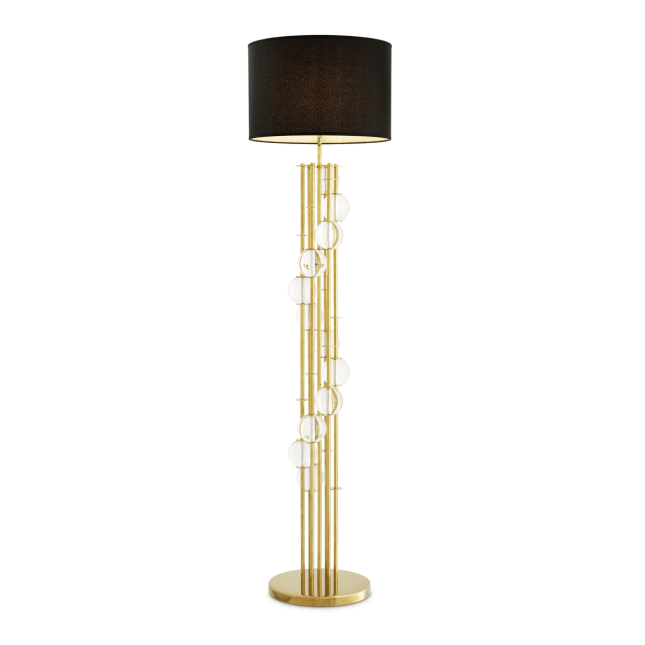 Mimolette Floor Lamp in Gold