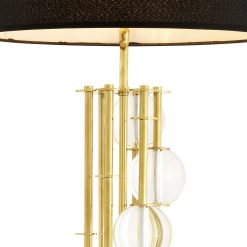 Mimolette Floor Lamp in Gold Details