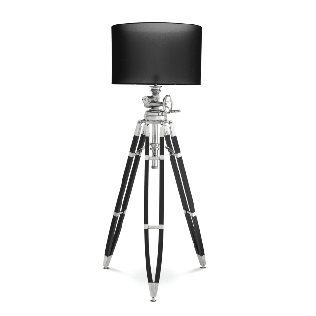 Raclette Floor lamp in Polished Aluminum