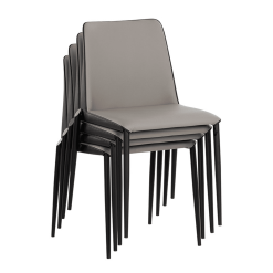 Renee Dining Chair in Dillon Stratus and DIllon Black Stack