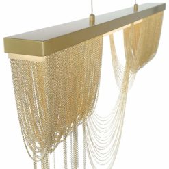 Tenda 35.50 inch chandelier in Gold Details