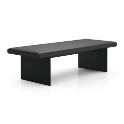 Chambers Bench in Graphite Leather