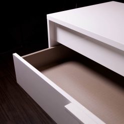 Jane Dresser in Glossy White Details
