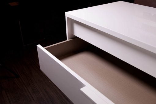 Jane Dresser in Glossy White Details
