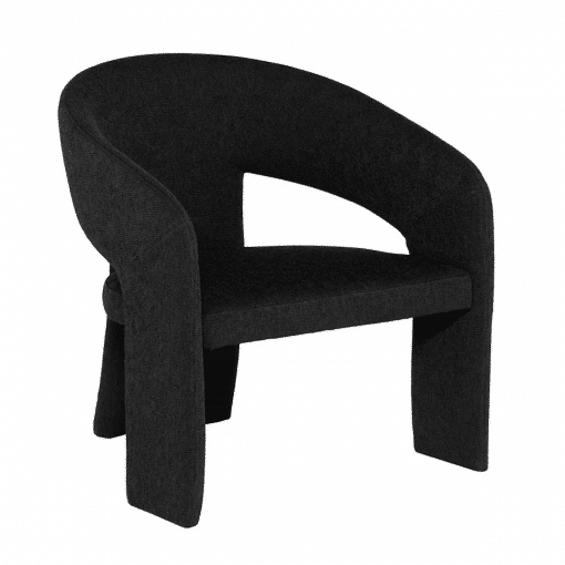 Anise Accent Chair in Activated Charcoal