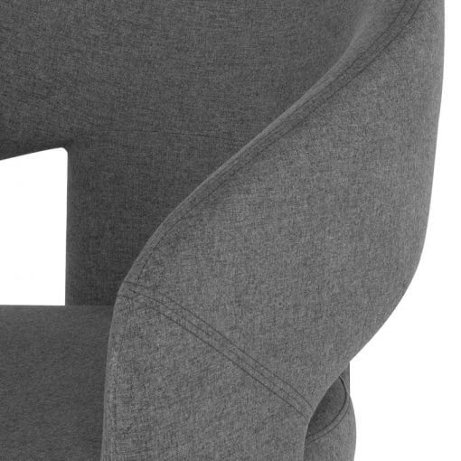 Anise Accent Chair in Shale Grey Details
