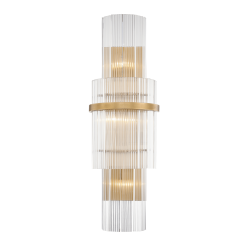 Carlisle Light Wall Sconce in Vintage Brass